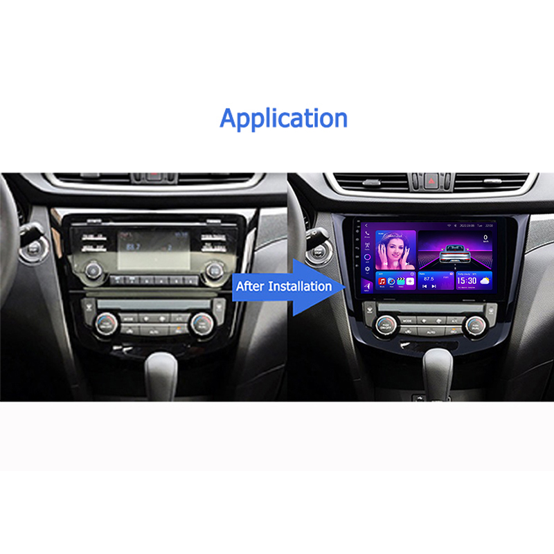 Nissan QashQai X-Trail 2013-2016 auto Android Frame