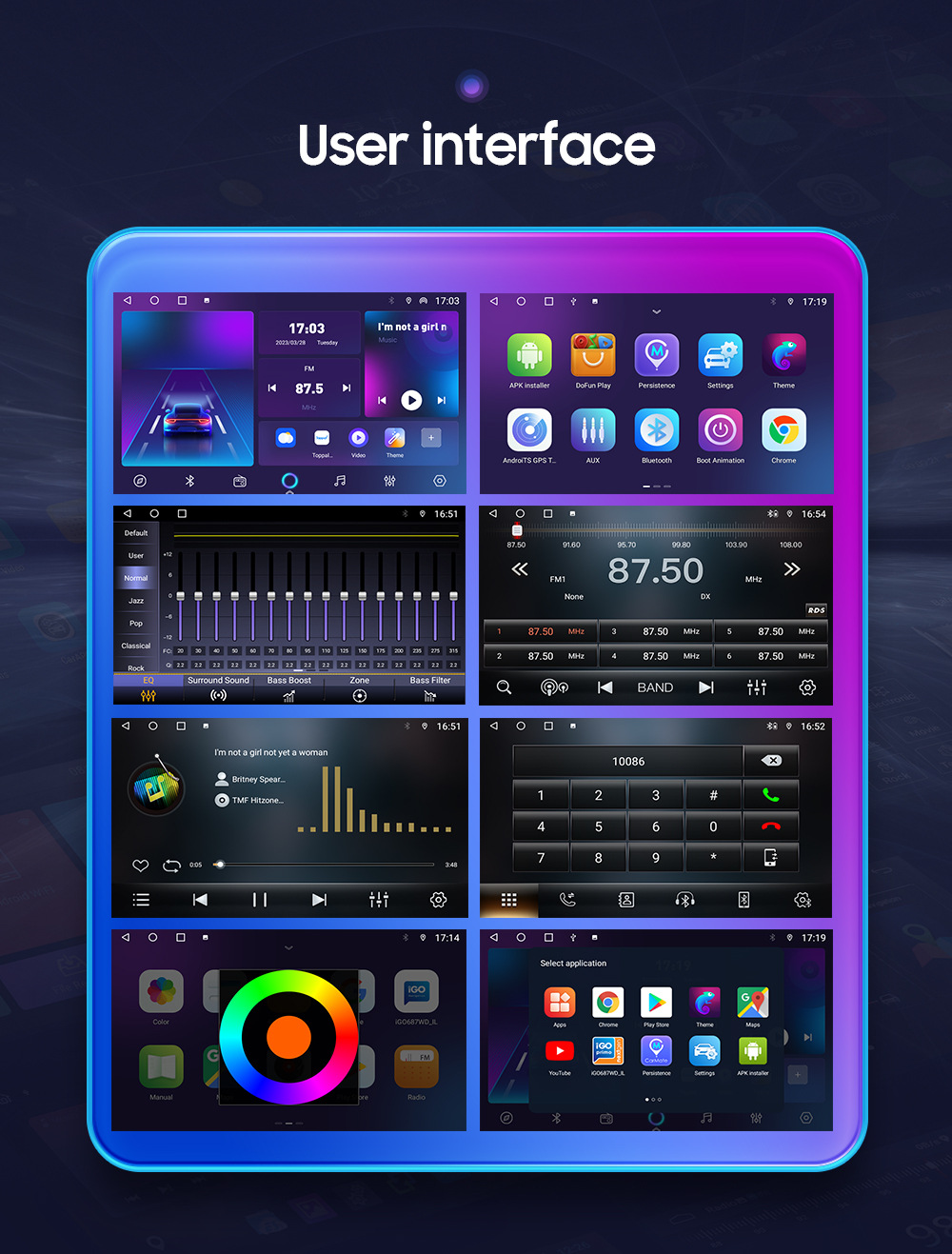 Auto Indash 1din Auto Android